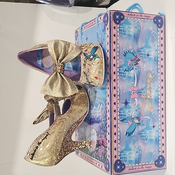 Rare Disney Cinderella  irregular choice shoes US 6 - Picture 10 of 16